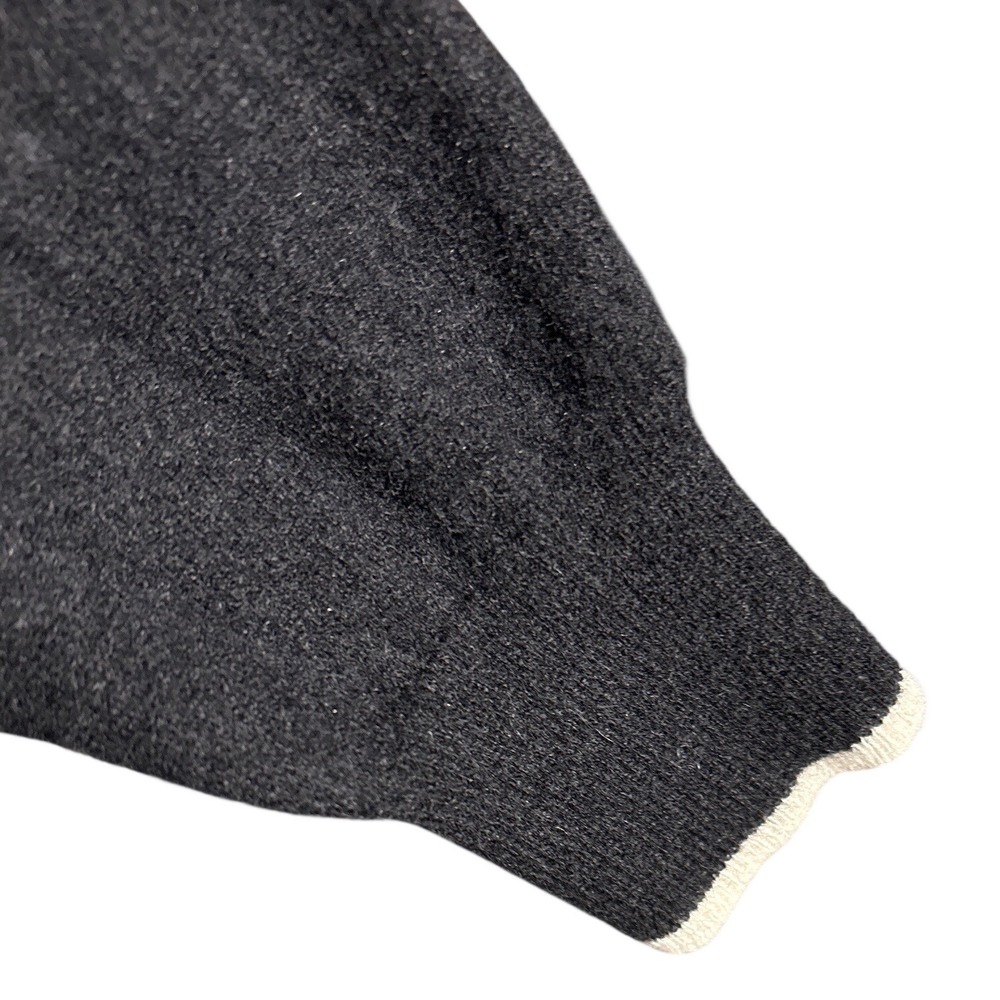 Veronica Beard Albertina Cashmere Sweater Ivory Black Size M Retail: $425 - Picture 5 of 9